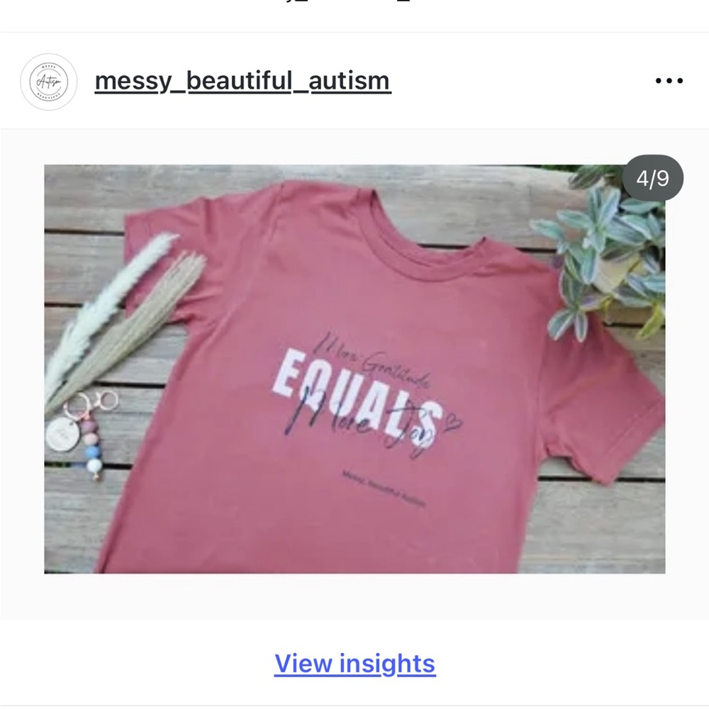 Graphic Tee in Dusty Rose